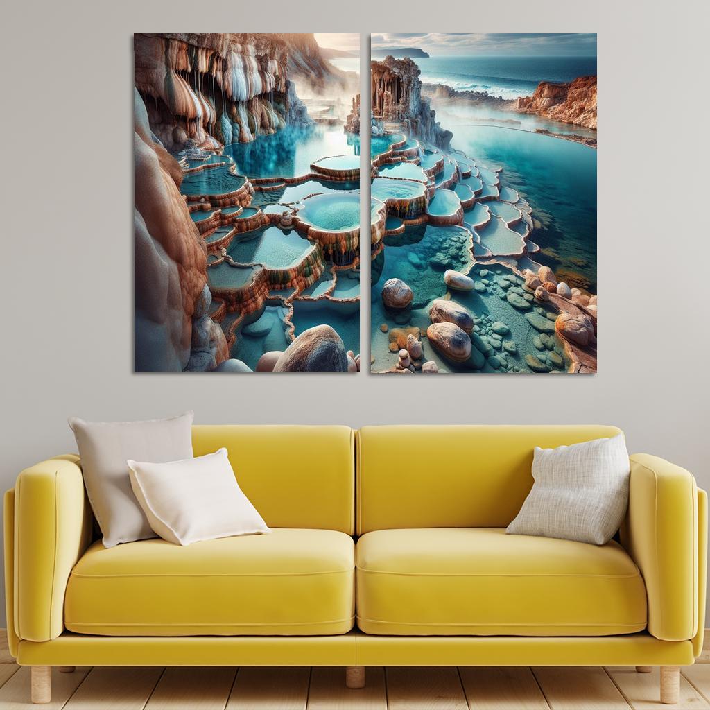 Blue Lagoon Natural Thermal Springs Premium Artwork Frames