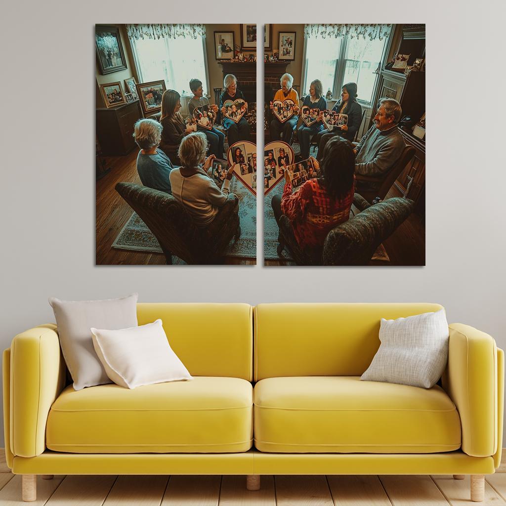 Heartstrings Of Love Connecting Through Memories One-piece Frames