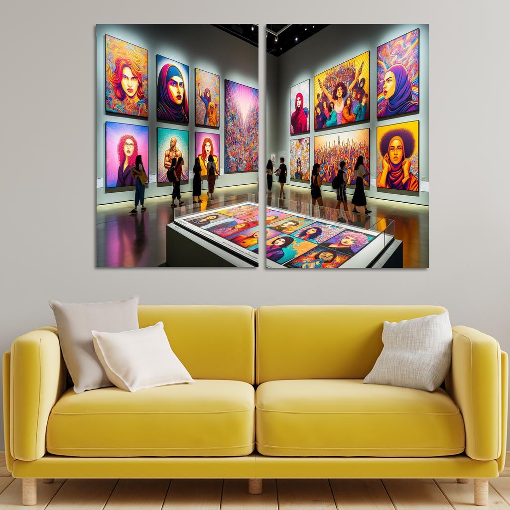 Gender Equality Breaking The Chains Of Inequality Framed Paintings