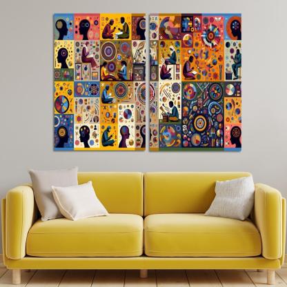 Resilience And Recovery Healing Through Art Multi-panel Paintings