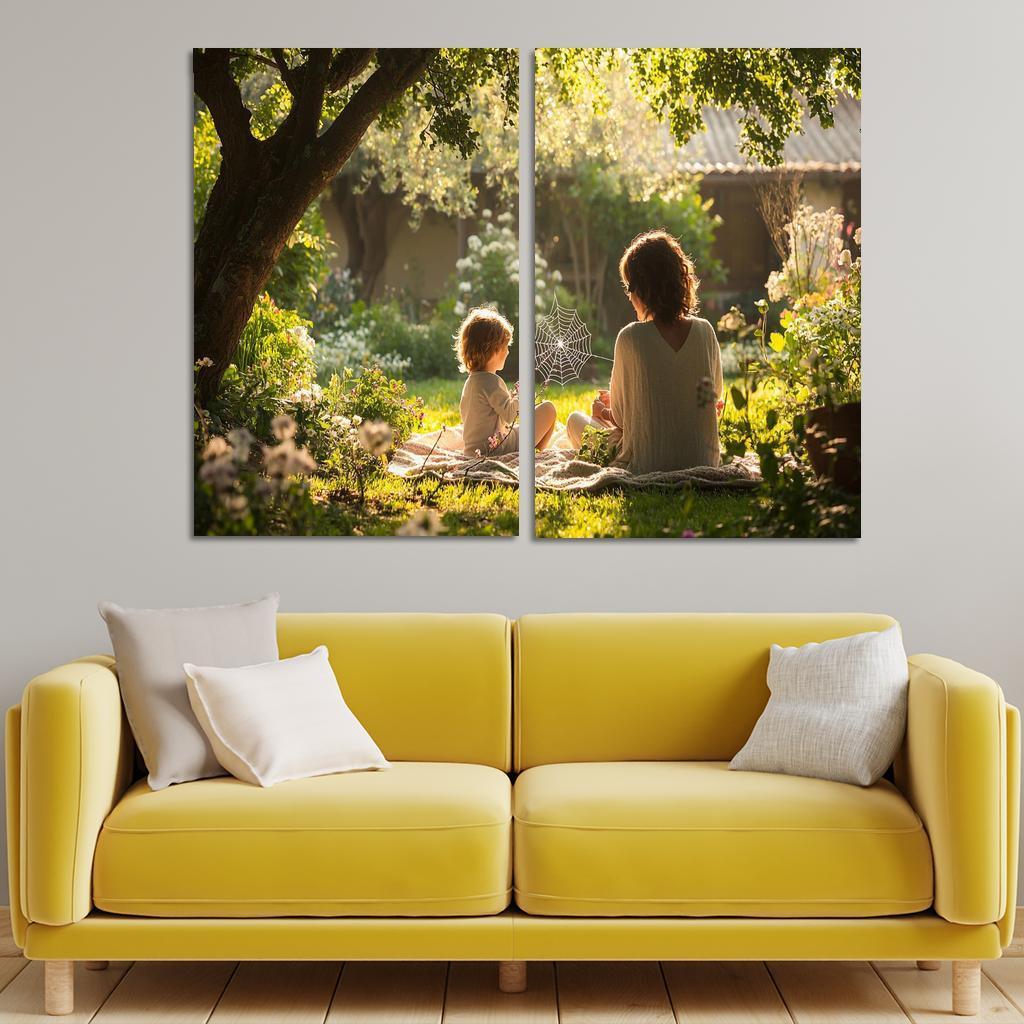 The Web Of Love A Mothers Protective Embrace One-piece Frames