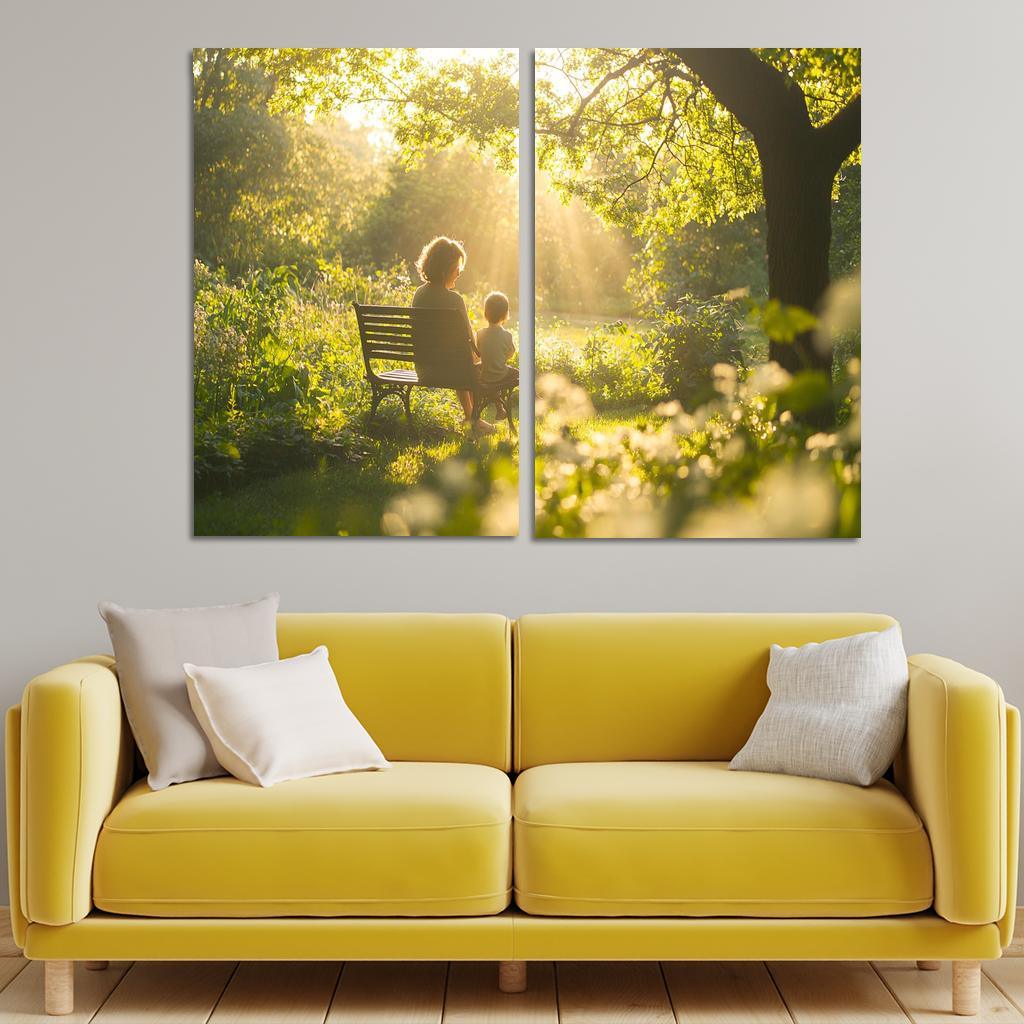 In Every Breath The Essence Of Motherhood Custom Paintings Frame