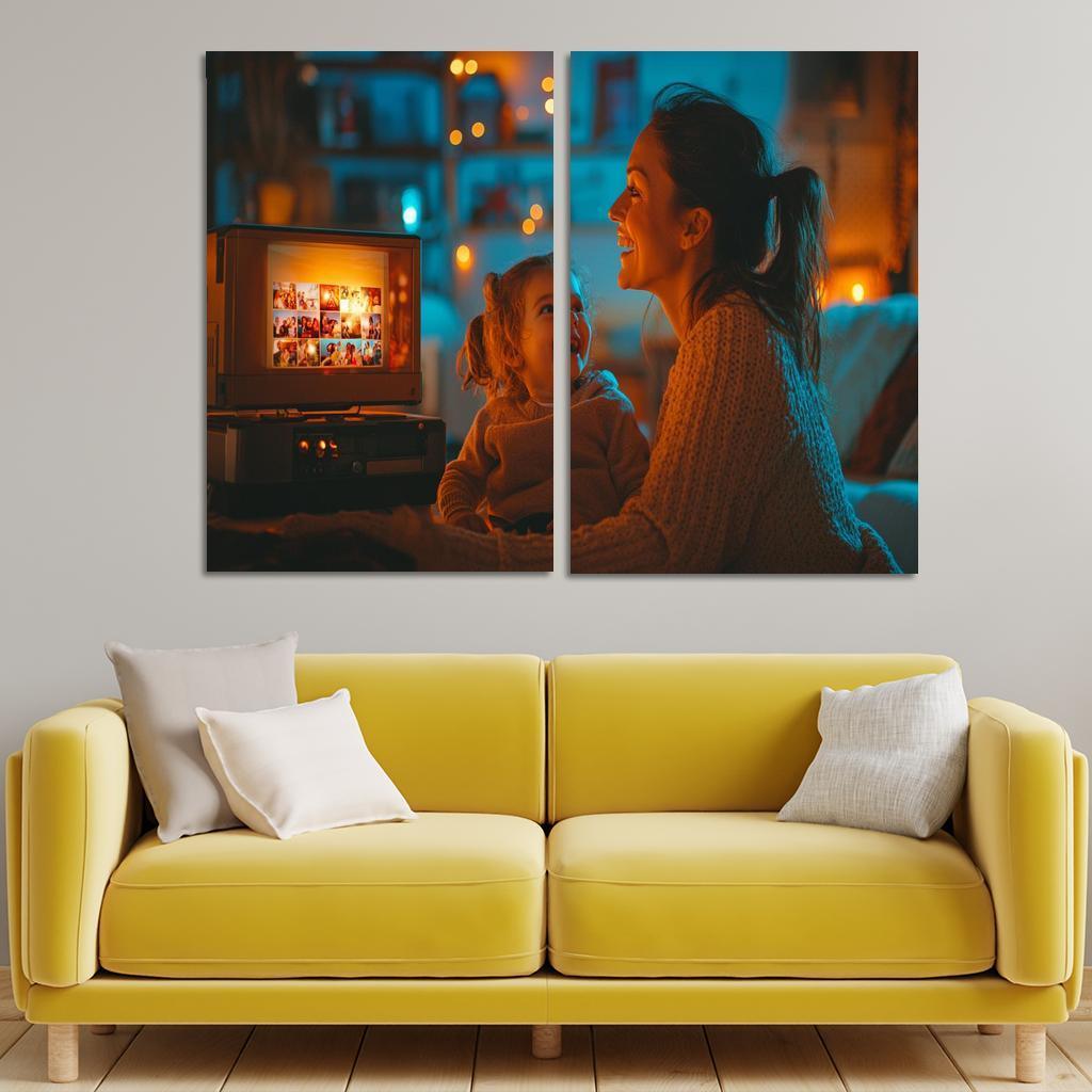 Cinematic Memories The Movie Of Life Custom Paintings Frame