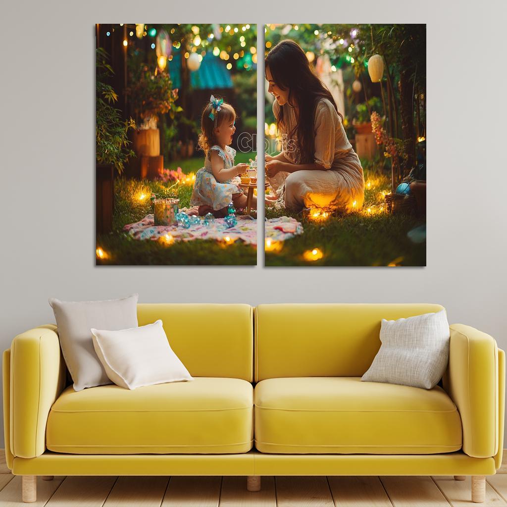 Moments Of Magic A Mothers Enchantment Custom Paintings Frame