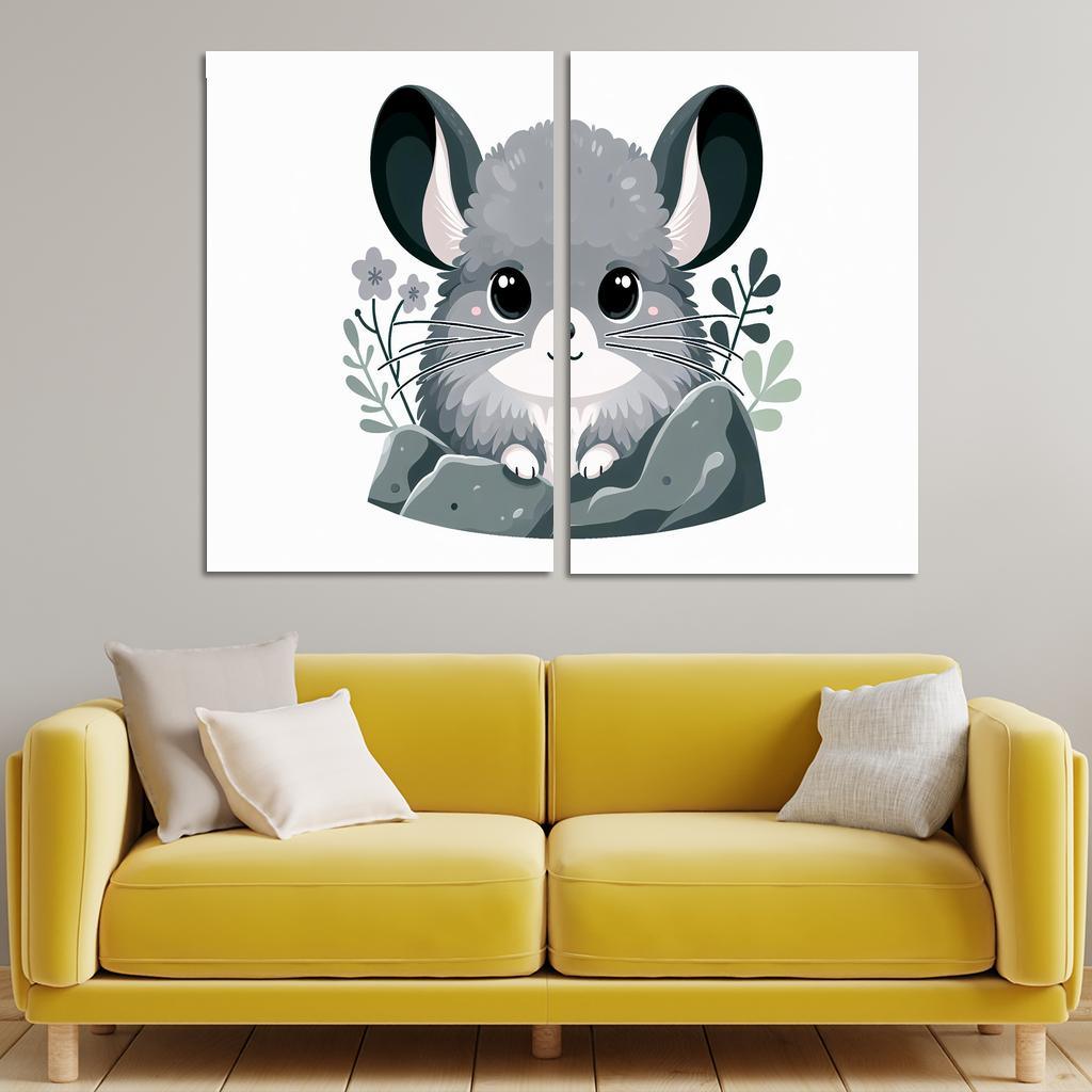 Charming Chinchilla Modern Paintings Frame
