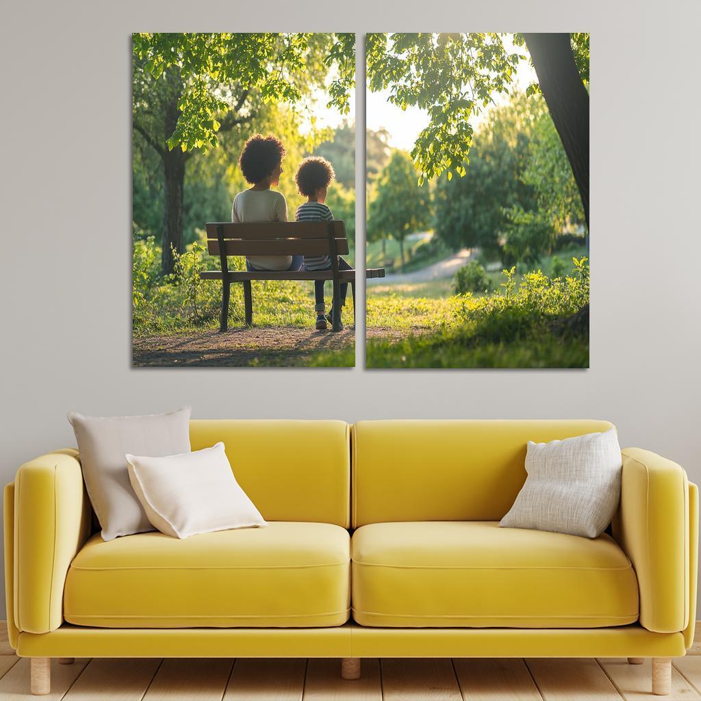 Embracing Change A Mothers Strength In Transition Canvas Paintings Frame