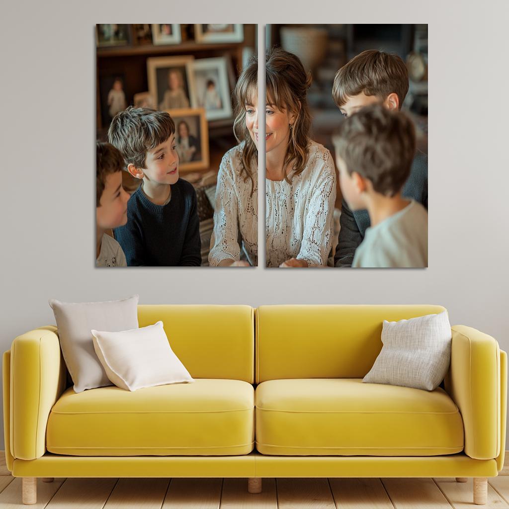 The Wisdom Of Generations Lessons From Mom Custom Paintings Frame