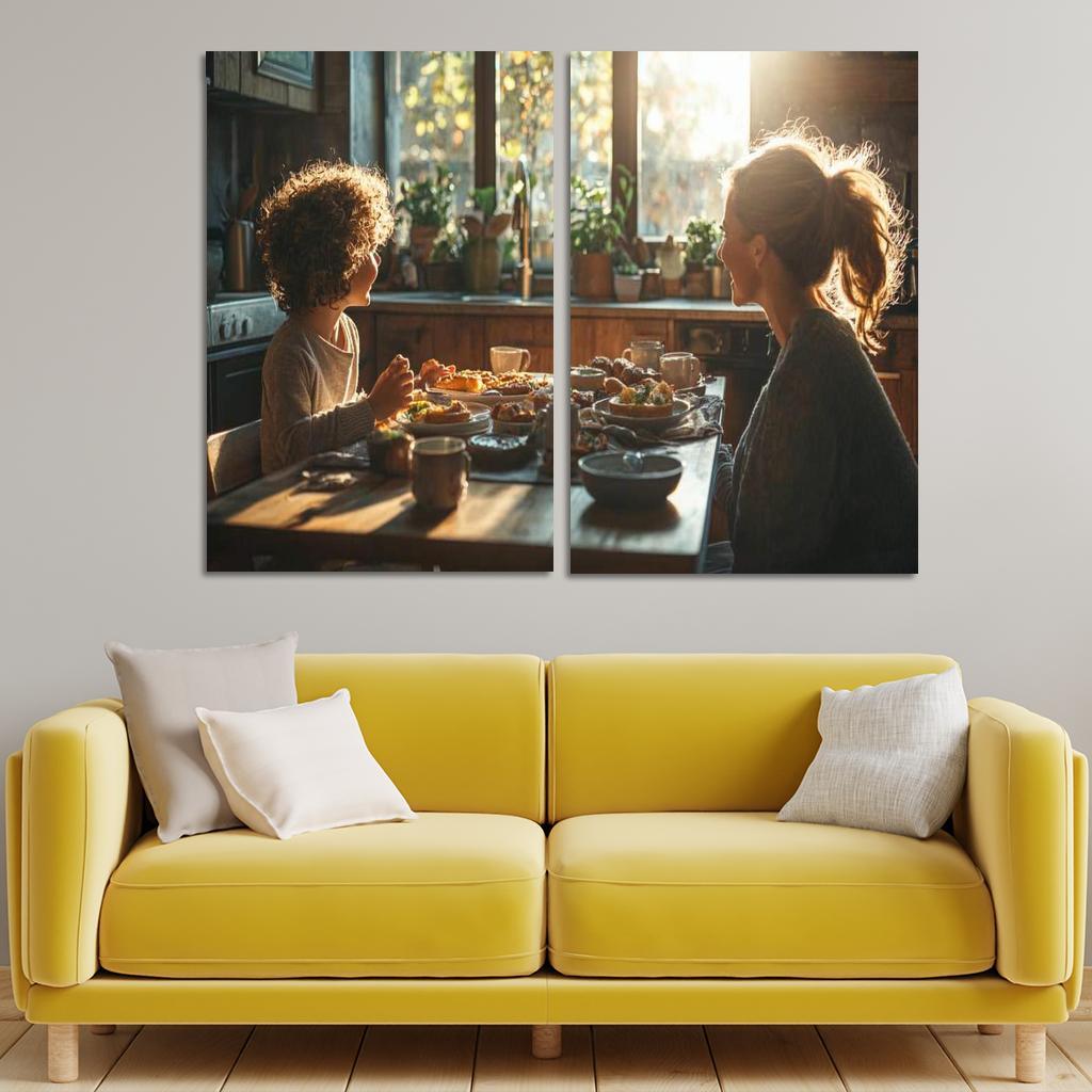 Cherished Conversations The Heart Of Dialogue Custom Paintings Frame