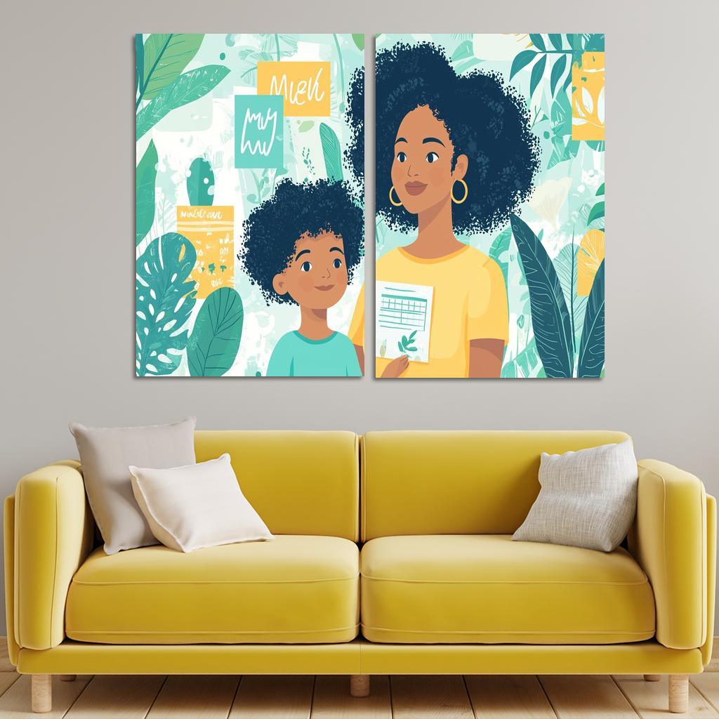 The Shield Of Strength A Mothers Protective Love One-piece Frames