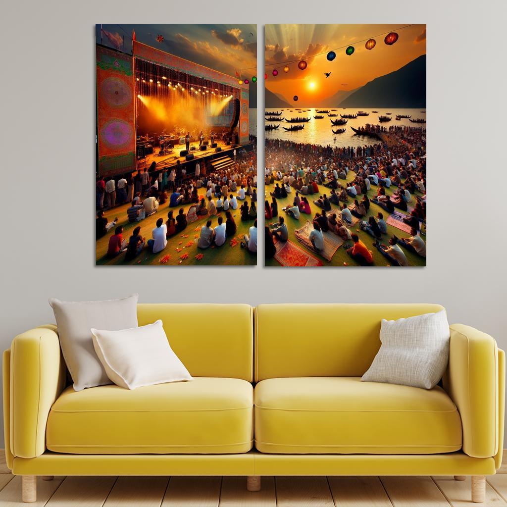 Montreux Jazz Festival - Switzerland Framed Paintings