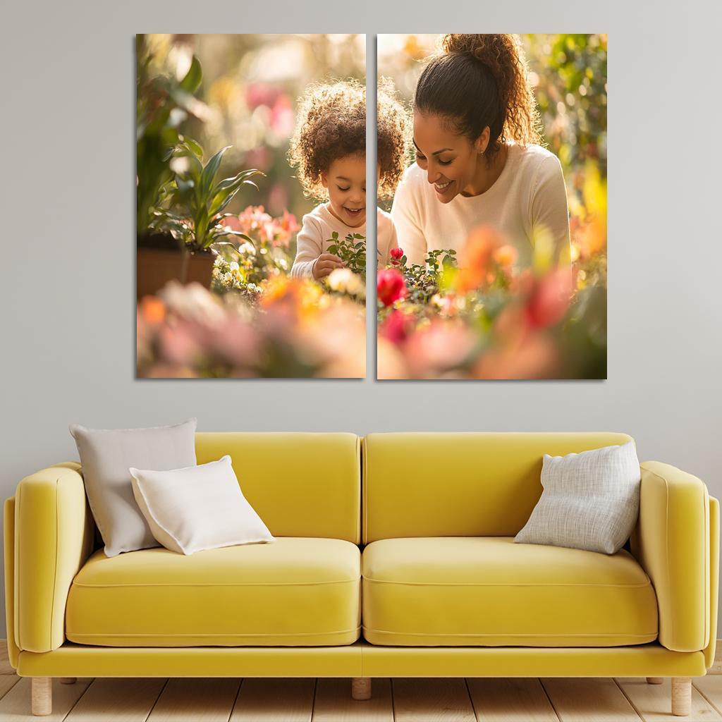 The Garden Of Memories A Mothers Legacy Canvas Paintings Frame