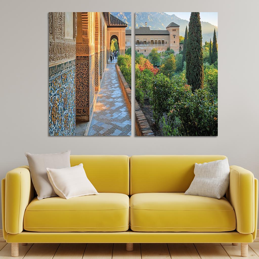 Alhambra Abstract Paintings Frame
