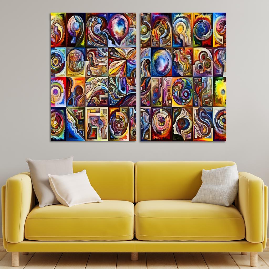 Palette Of Emotion Premium Artwork Frames