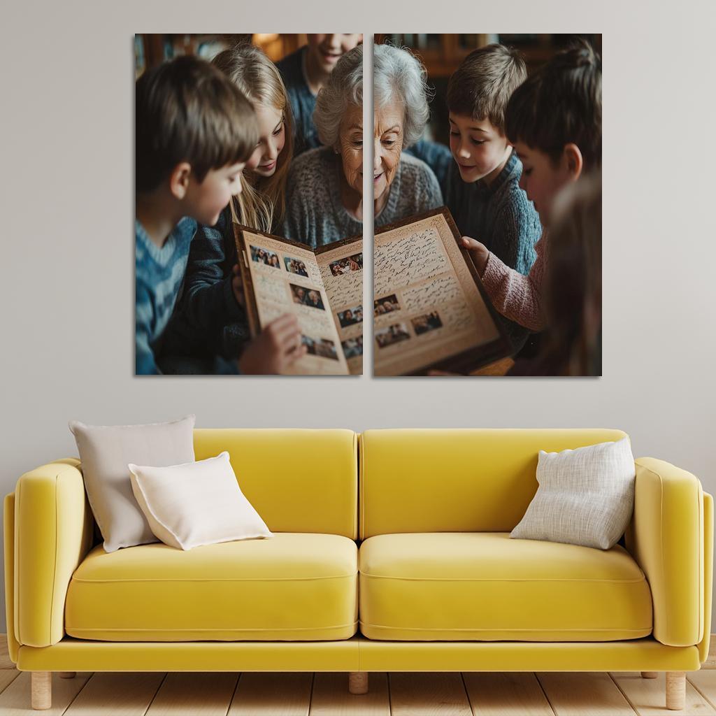 In Her Heart A Mother's Legacy Of Love Modern Paintings Frame