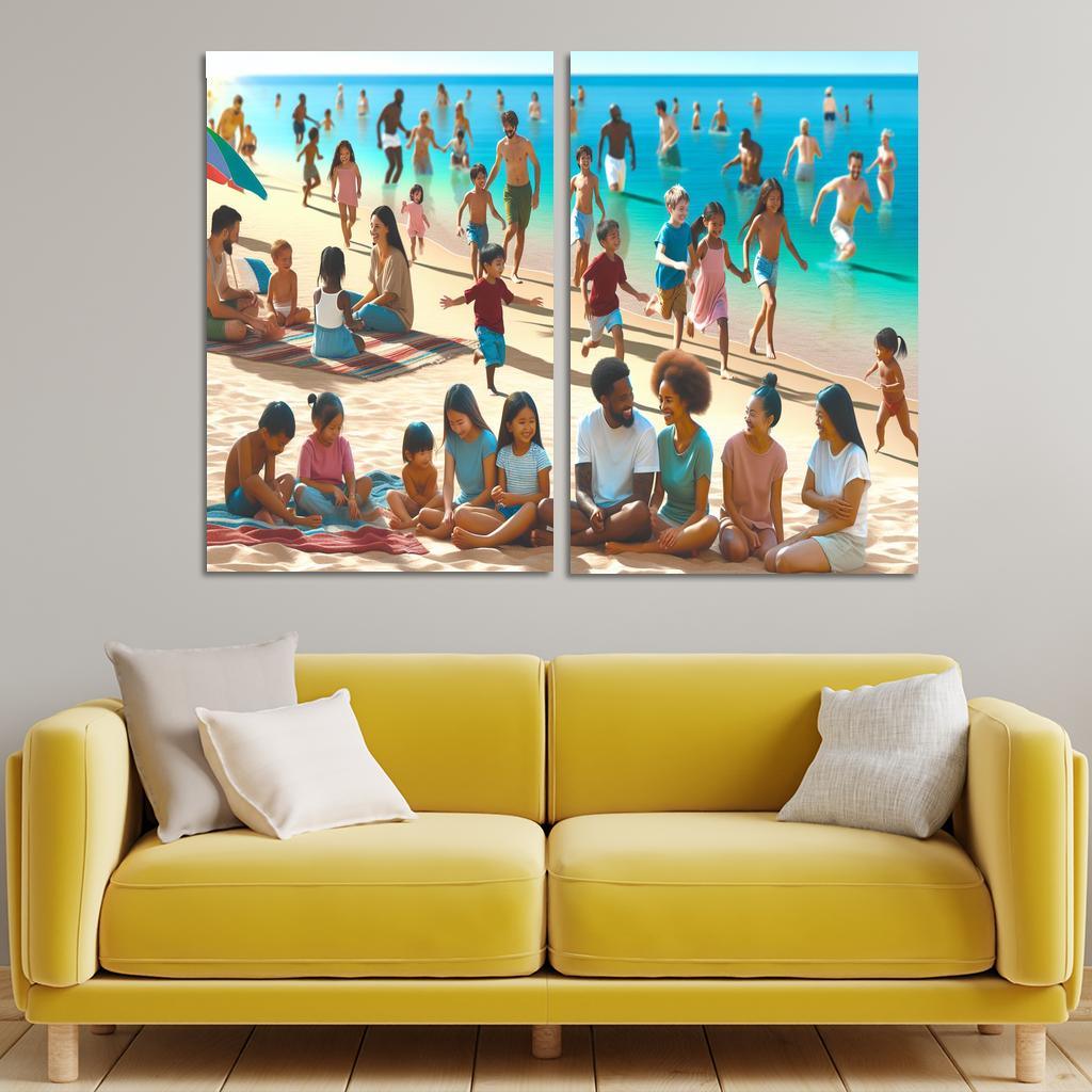 Emerald Cove Family Fun And Exploration Premium Artwork Frames