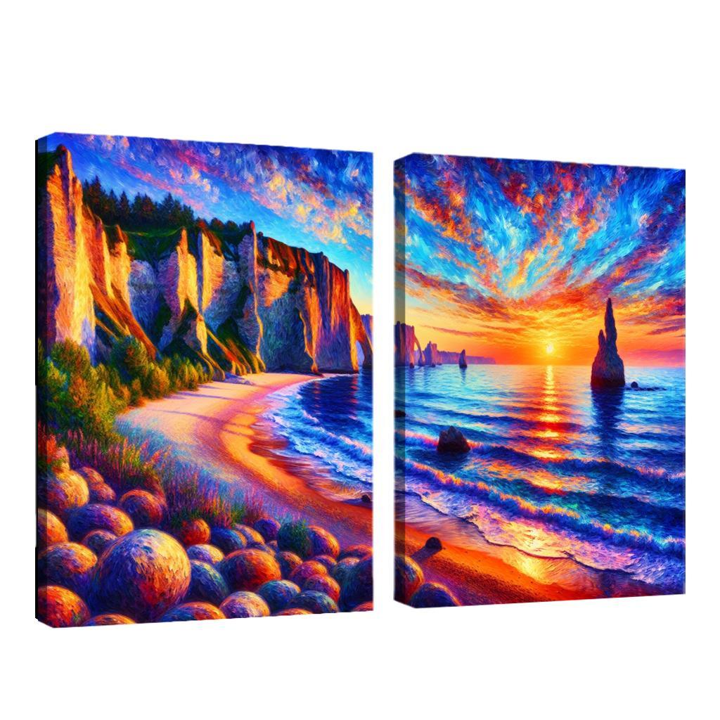 Seaside Enclave Artistic Inspiration Premium Artwork Frames
