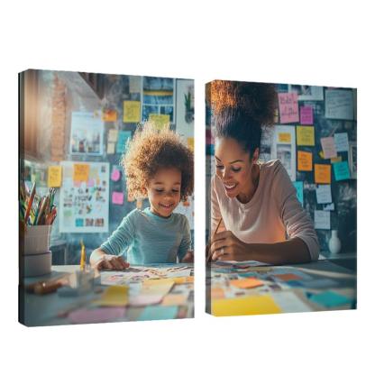 Wings Of Encouragement A Mothers Support Custom Paintings Frame