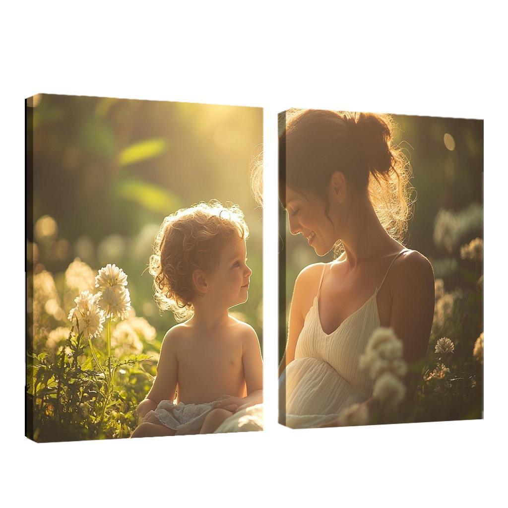 A Heartfelt Connection The Unspoken Bond Of Love Canvas Paintings Frame