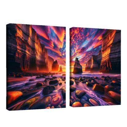 Sunset Cliffs A Photographer's Dream Custom Paintings Frame