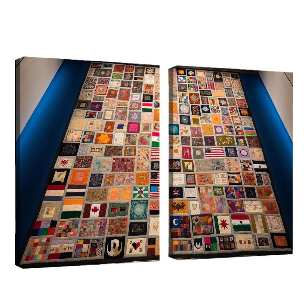 Stitching Together Lives The Impact Of Refugee Crises Custom Paintings Frame