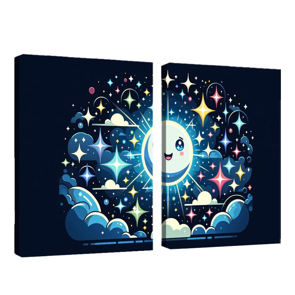 Sparkling Stars - Night Sky Wonders Framed Paintings