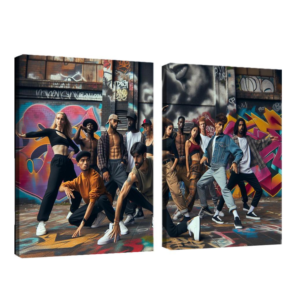 Hip Hop The Voice Of The Streets Modern Paintings Frame