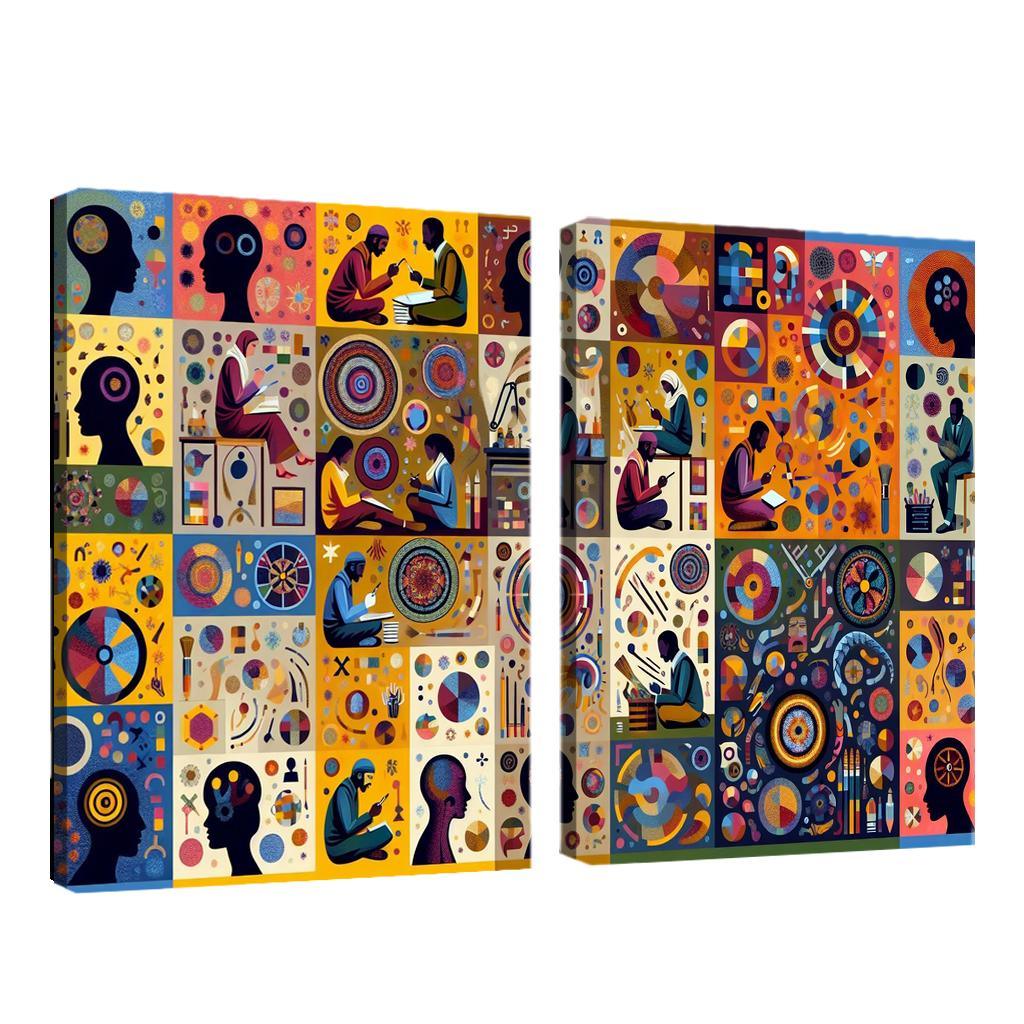 Resilience And Recovery Healing Through Art Multi-panel Paintings