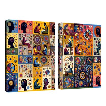 Resilience And Recovery Healing Through Art Multi-panel Paintings