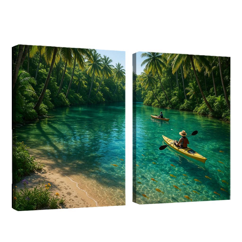 Crystal Lagoon Serene Escape For Nature Lovers One-piece Frames
