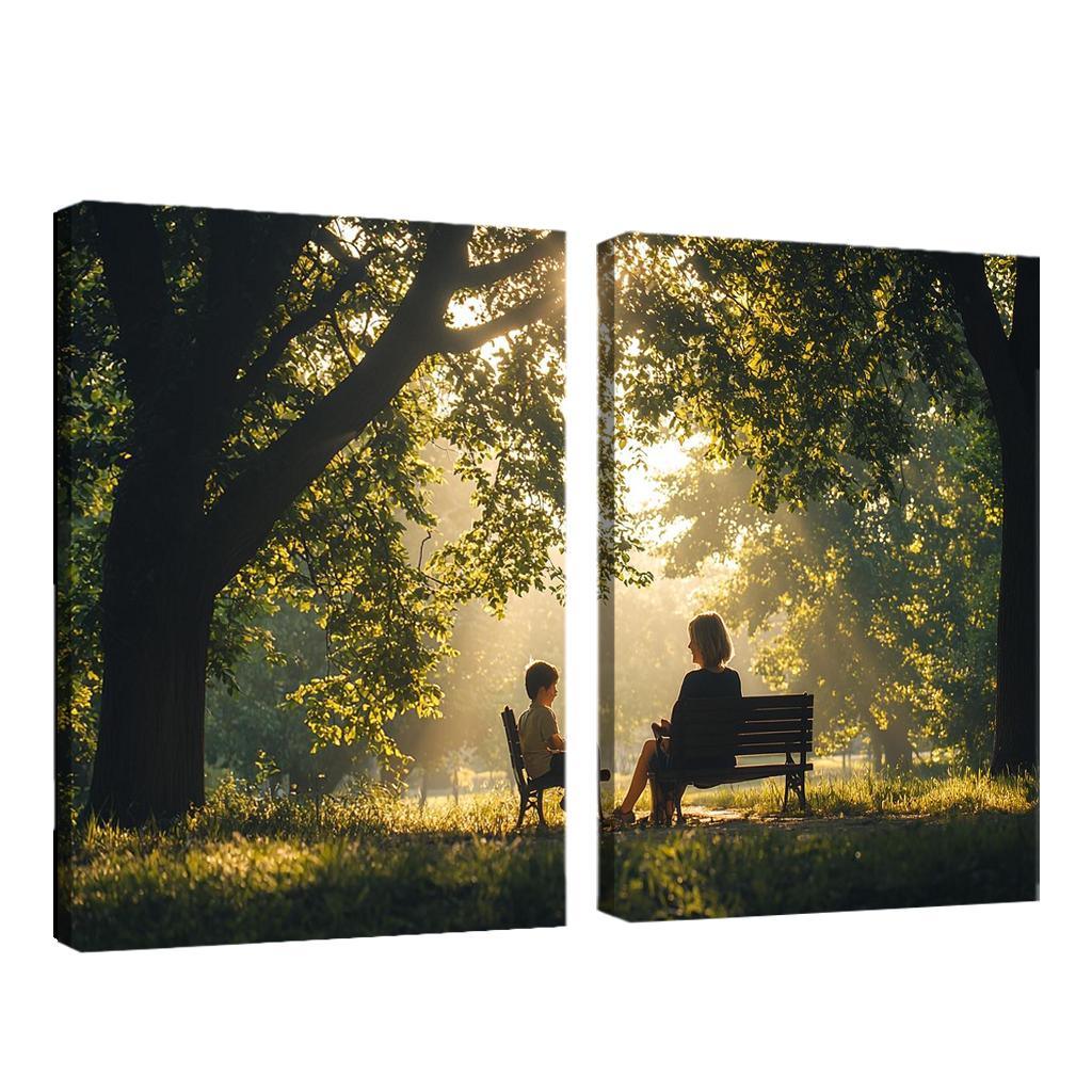 Reflections Of Love A Mother's Heartfelt Advice Canvas Paintings Frame