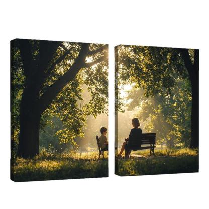 Reflections Of Love A Mother's Heartfelt Advice Canvas Paintings Frame