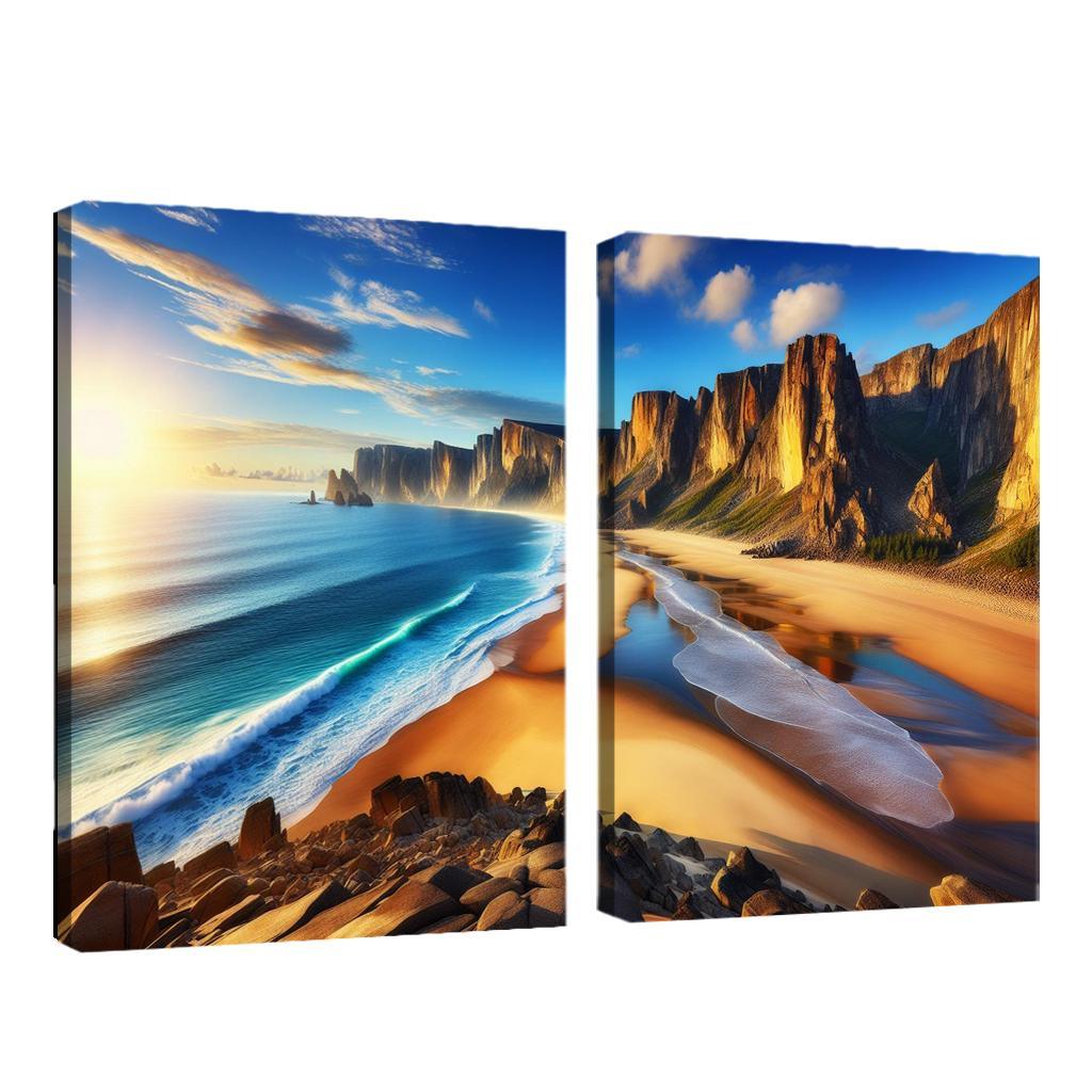 Majestic Waters A Coastal Retreat Custom Paintings Frame