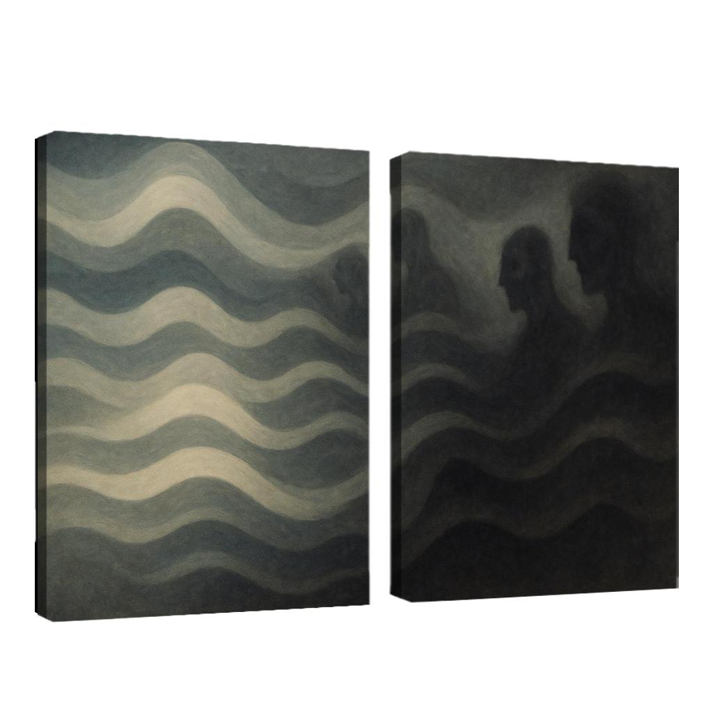 Symphony Of Forgotten Echoes Oil Paintings Frame