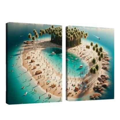 Crystal Waters Oasis Modern Paintings Frame
