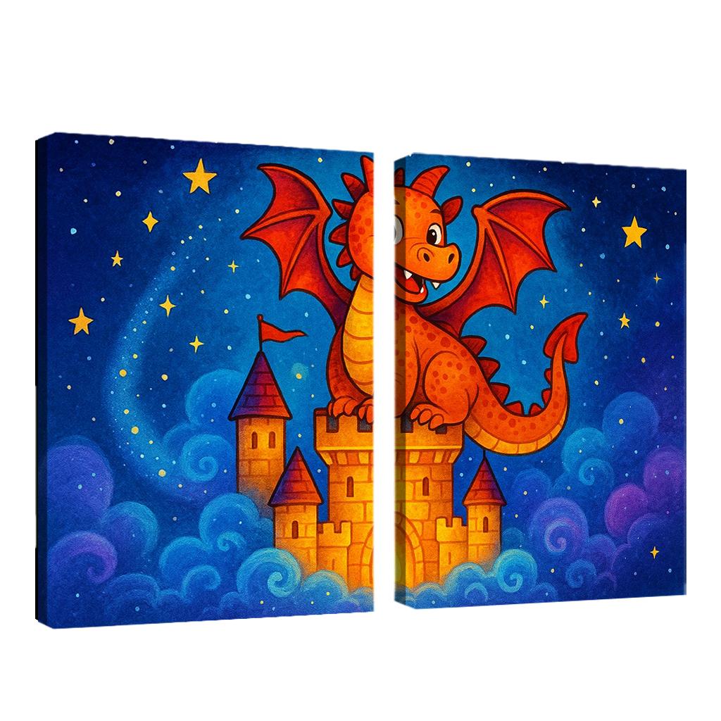 Magical Dragon Realm Premium Artwork Frames