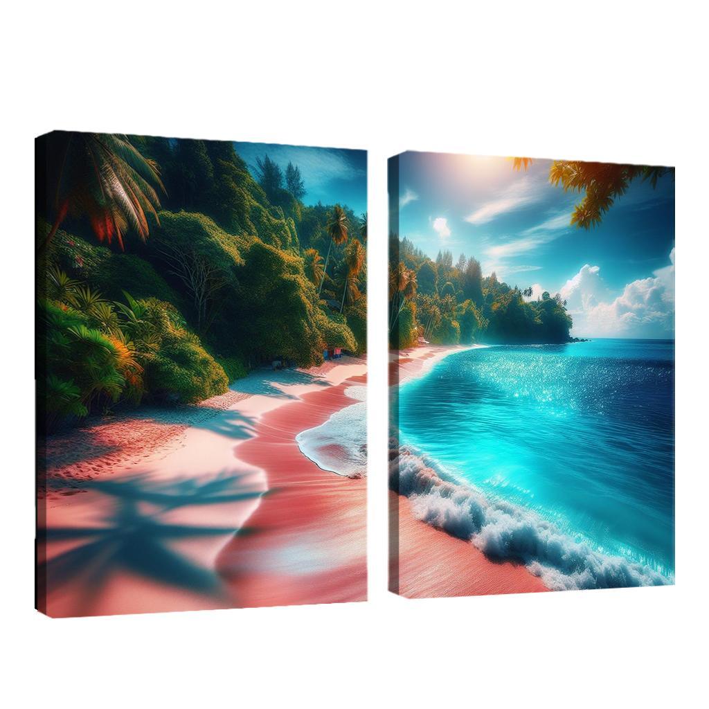 Hidden Oasis Tranquil Waters And Lush Landscapes Premium Artwork Frames