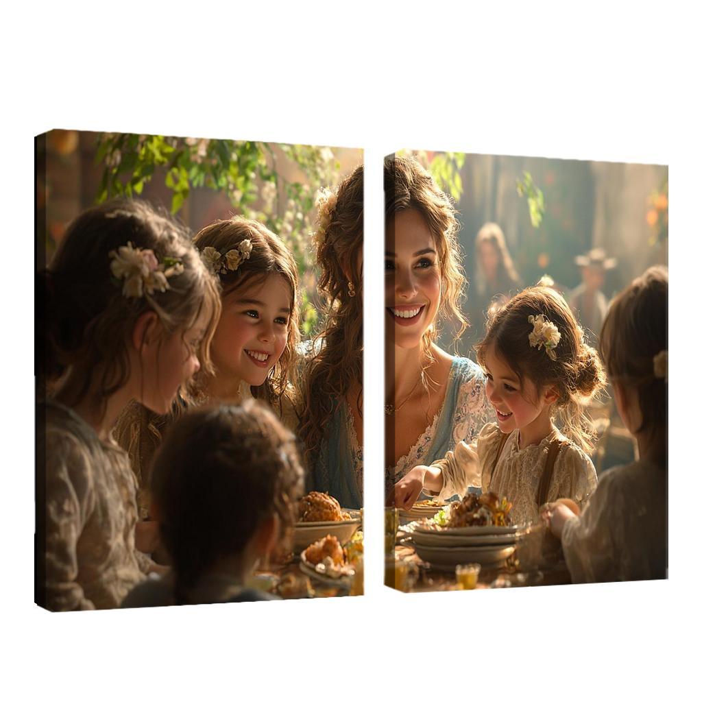 The Heartbeat Of The Family A Mothers Love Custom Paintings Frame