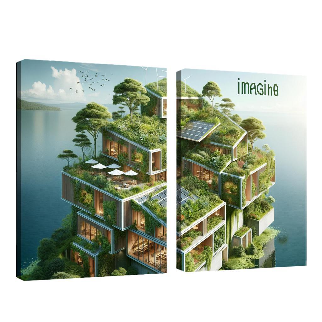 Symbiotic Architecture Custom Paintings Frame