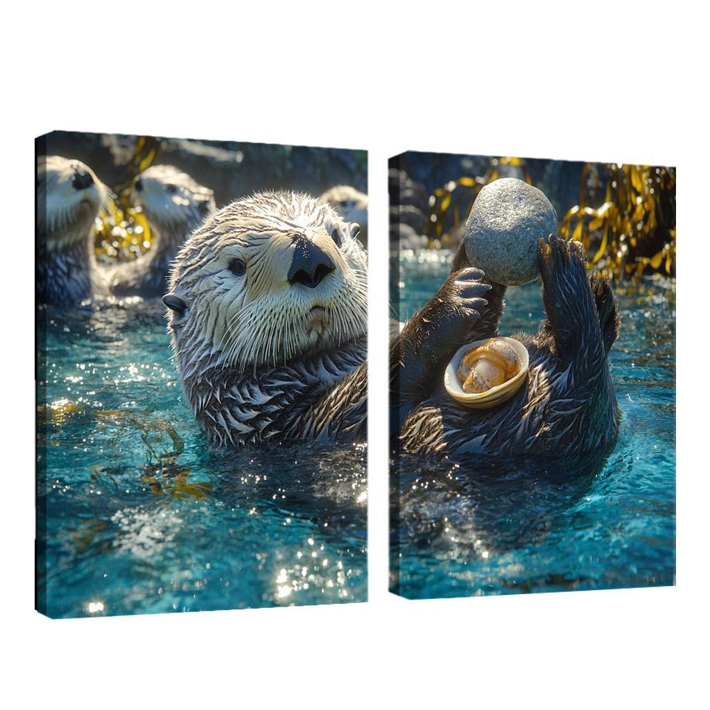 The Playful Sea Otter A Marine Acrobat Art Trends