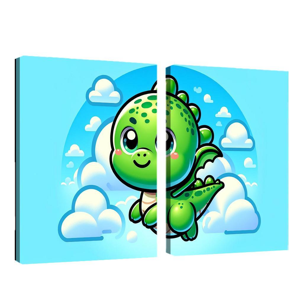 Dreamy Dragon - Fantasy Adventures Framed Paintings