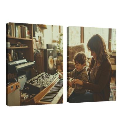 Songs Of The Heart A Mothers Melodic Influence Canvas Paintings Frame