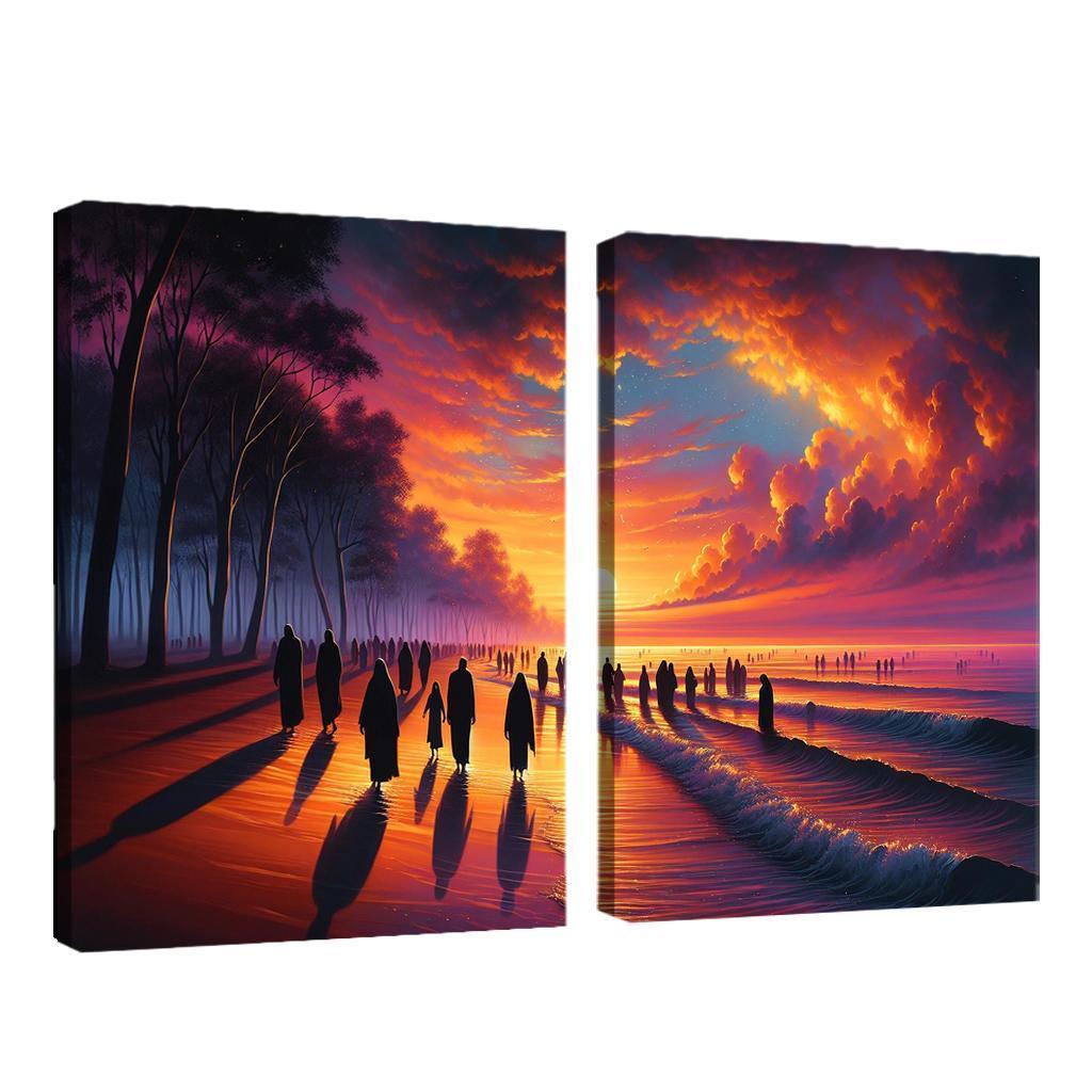 Sunrise Bay Early Morning Magic Multi-panel Paintings