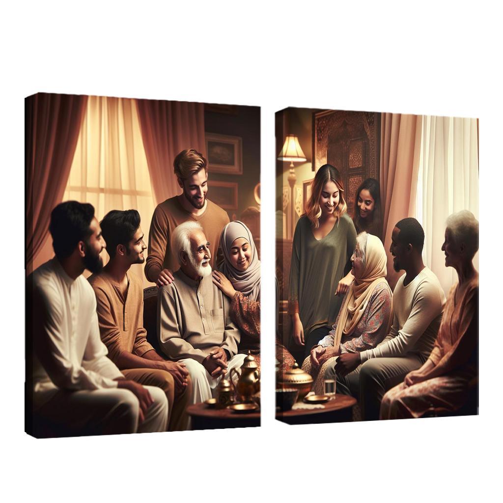 Elders Of Wisdom Respecting Our Aging Population Custom Paintings Frame