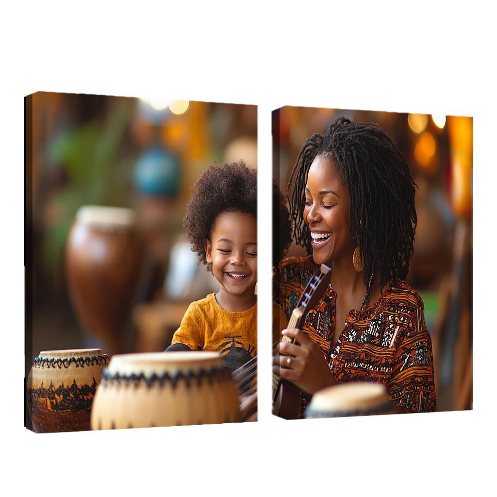 A Symphony Of Moments Celebrating Motherhood Canvas Paintings Frame