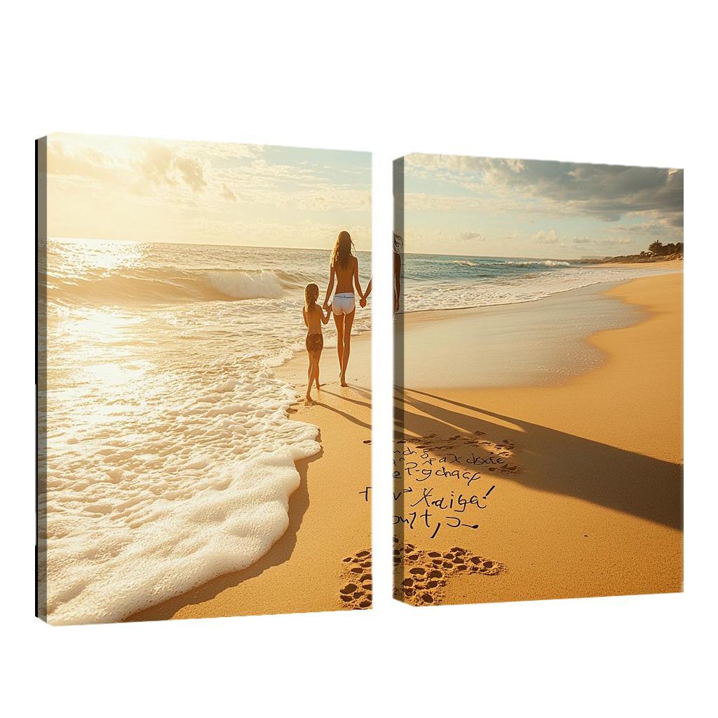 Footprints In The Sand A Mothers Journey One-piece Frames