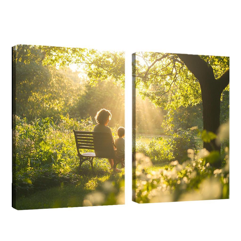 In Every Breath The Essence Of Motherhood Custom Paintings Frame