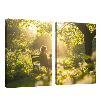 In Every Breath The Essence Of Motherhood Custom Paintings Frame