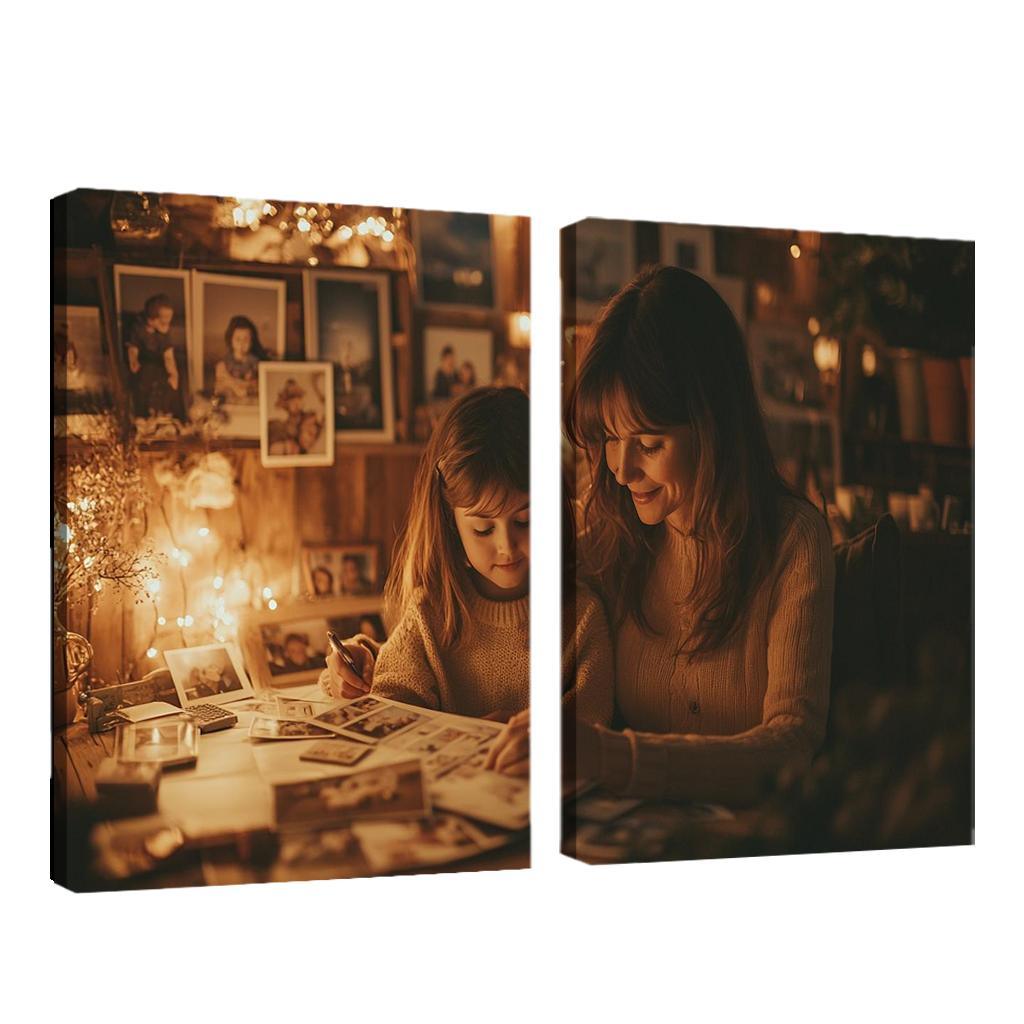 A Time To Remember Celebrating Motherhood Canvas Paintings Frame