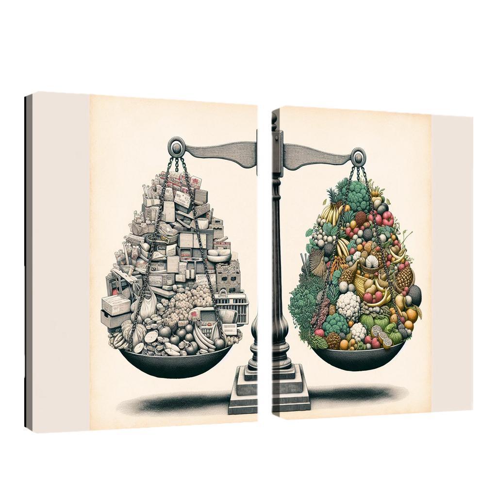 The Price Of Progress The Cost Of Consumerism Custom Paintings Frame