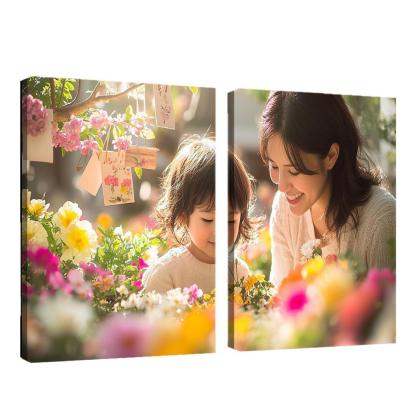The Garden Of Memories Planting Seeds Of Love Canvas Paintings Frame